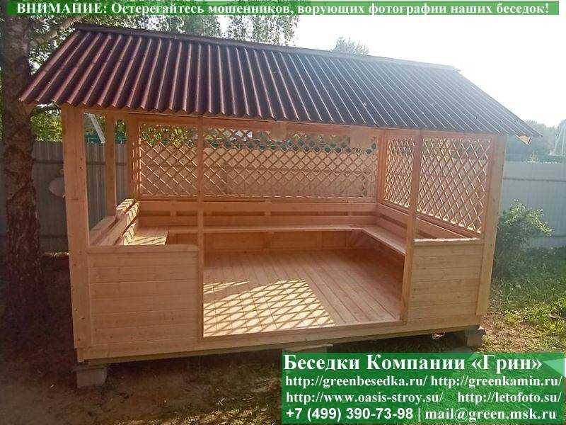 Лавка В 3 Доски По Стороне 5 Метров - 4