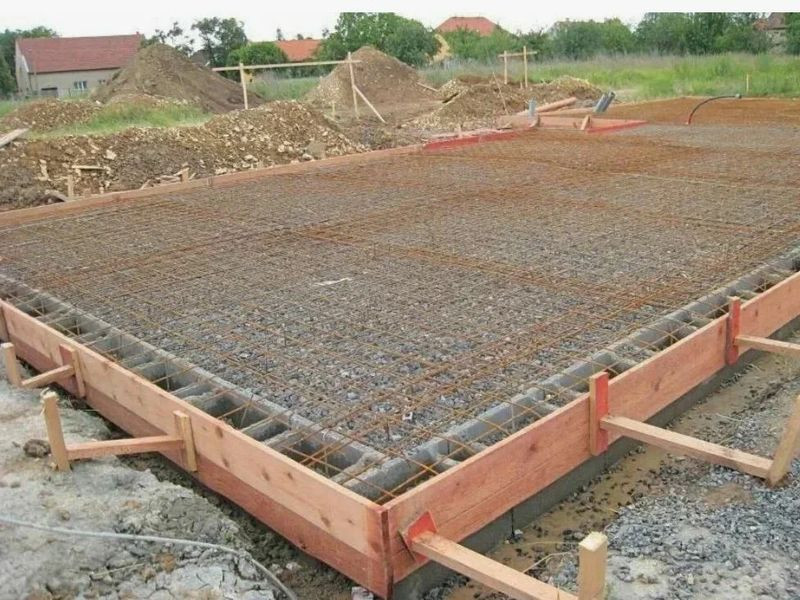 Залить Бетонную Плиту, Ленточный Фундамент  - 7
