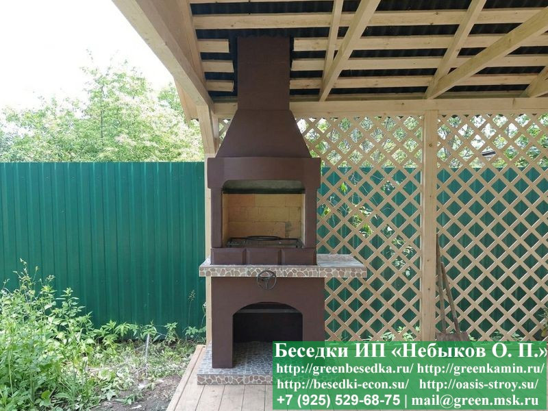 Беседка С Хозблоком Для Дачи, Дома 3х7. Вариант № 1  - 16