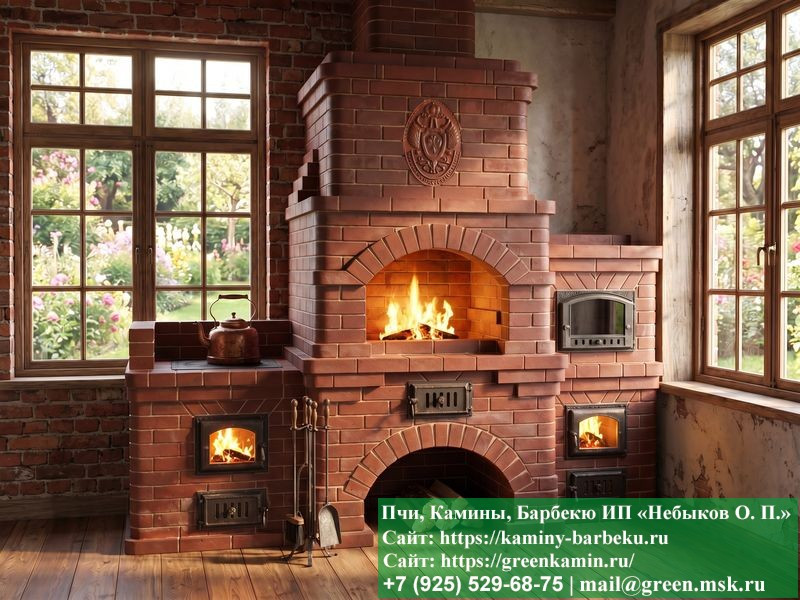 Мангал-Барбекю Из Кирпича Для Дачи, Дома № 3  - 1