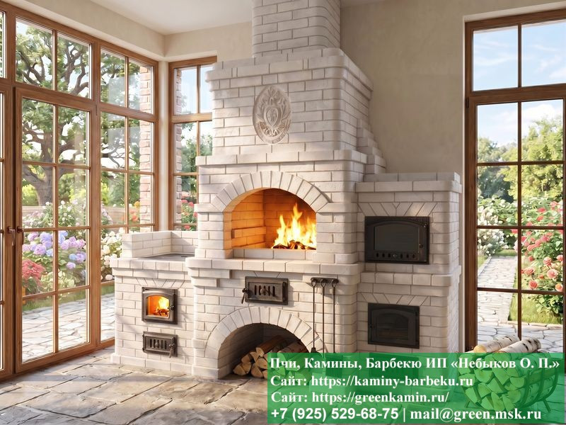 Мангал-Барбекю Из Кирпича Для Дачи, Дома № 3  - 2