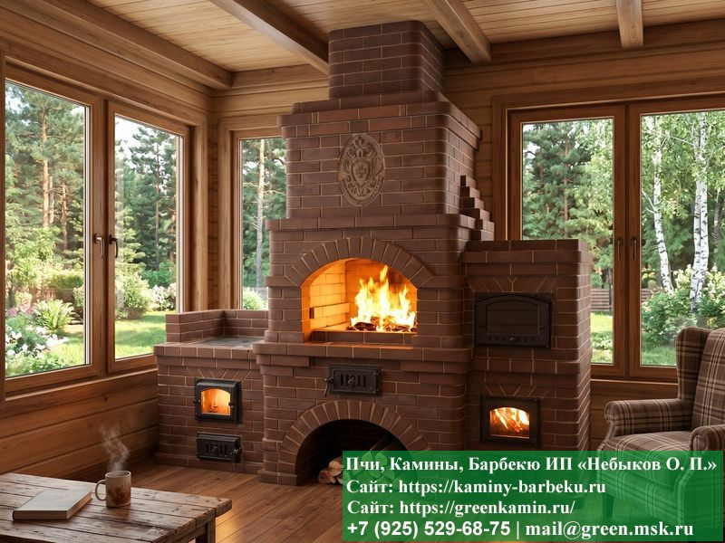 Мангал-Барбекю Из Кирпича Для Дачи, Дома № 3  - 4