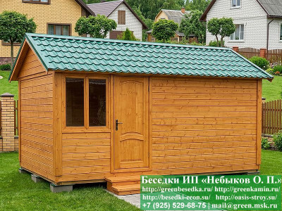 Деревянная Дачная Бытовка, Хозблок, Сарай 3х5 - Фото № 1