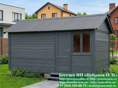 Деревянная Дачная Бытовка, Хозблок, Сарай 3х5 - Фото № 1 2