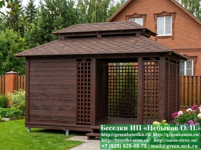 Летняя Беседка С Хозблоком, Сараем Для Дачи, Дома 3х5 - Фото № 1 2