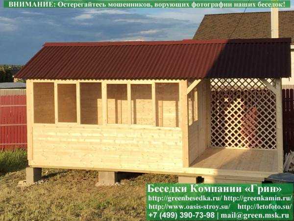 Закрытая Застекленная Беседка Для Дачи 3х4 - 6