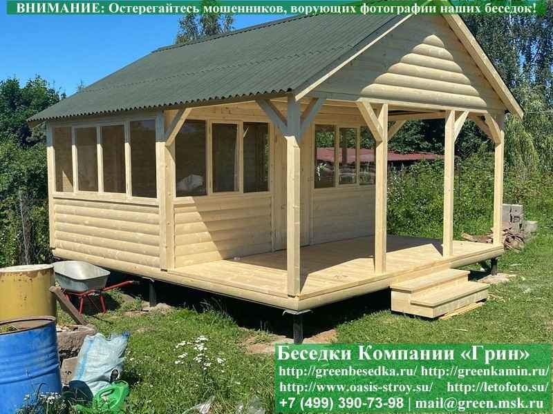Ступень к беседкам на сваях — монтаж: Москва и юг МО, Калуга, Орёл