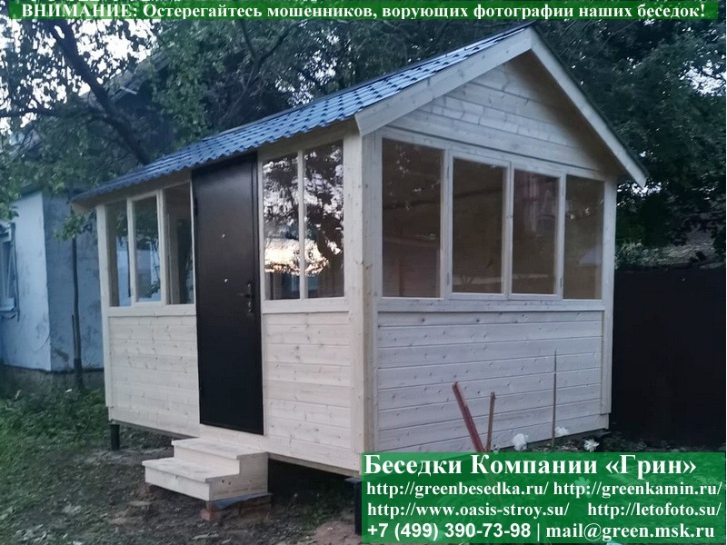 Установка железной двери в бытовки и беседки — Москва, юг МО, Калуга