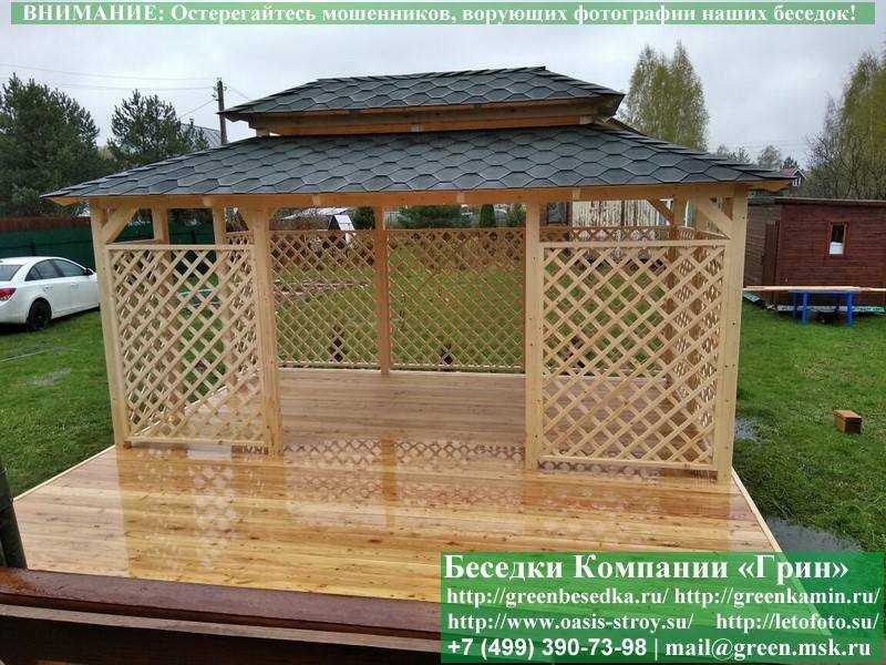 Садовая Беседка "Шатер Для Дачи 3х5" - 4