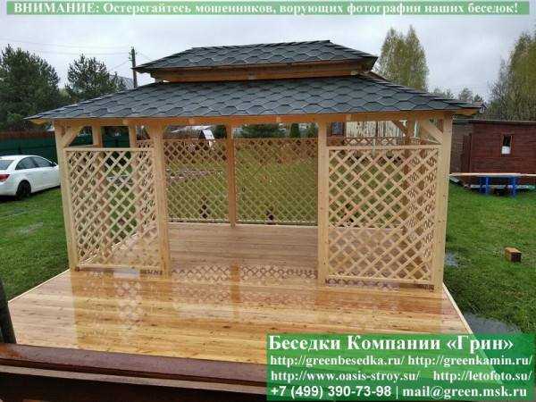 Садовая Беседка "Шатер Для Дачи 3х5" - 4