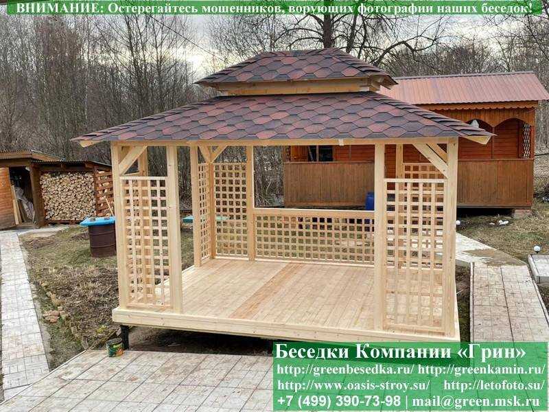 Садовая Беседка "Шатер Для Дачи 3х4" - 3