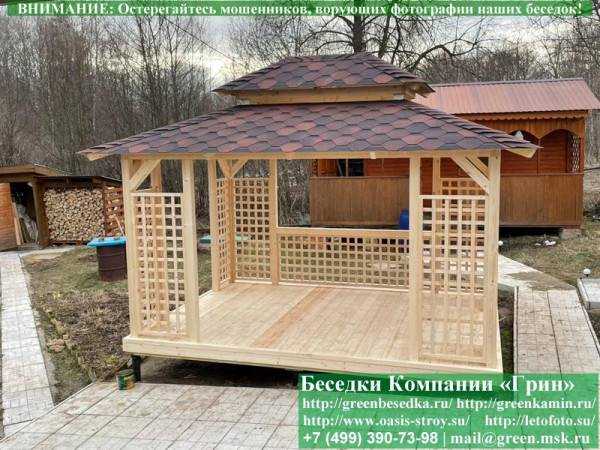 Садовая Беседка "Шатер Для Дачи 3х4" - 3