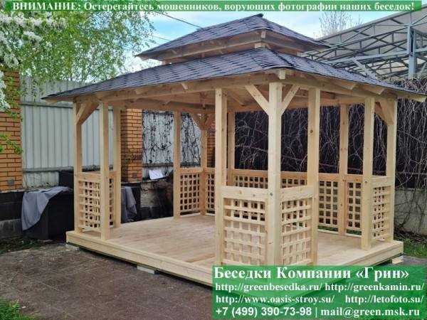 Садовая Беседка "Шатер Для Дачи 3х4" - 4