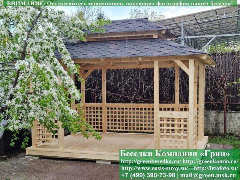 Садовая Беседка "Шатер Для Дачи 3х4" - 5