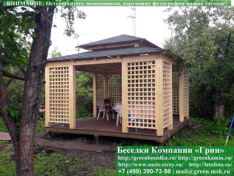 Садовая Беседка "Шатер Для Дачи 4х4" - 5