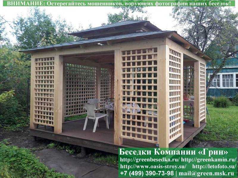 Садовая Беседка "Шатер Для Дачи 4х4" - 6