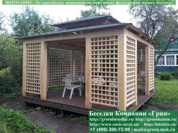 Садовая Беседка "Шатер Для Дачи 4х4" - 6