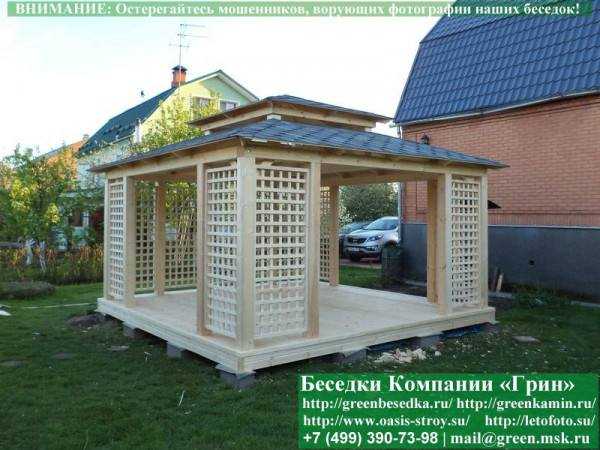 Садовая Беседка "Шатер Для Дачи 4,5х4,5" - 1