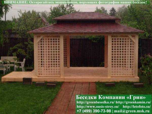 Садовая Беседка "Шатер Для Дачи 4х6" - 6