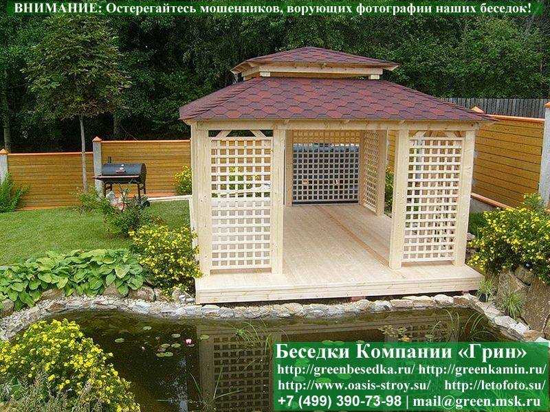 Садовая Беседка "Шатер Для Дачи 4х6" - 3