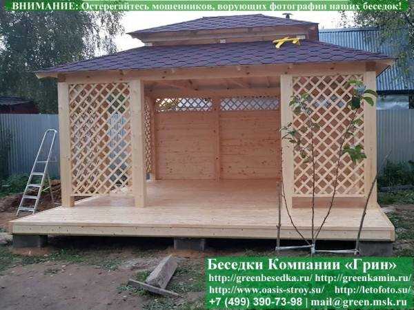 Садовая Беседка "Шатер Для Дачи 4х6" - 5