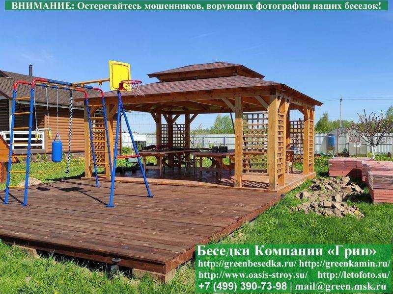 Садовая Беседка "Шатер Для Дачи 4,5х5,5" - 2