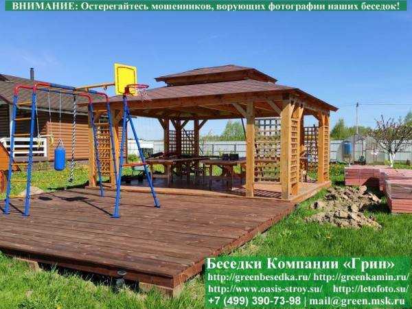 Садовая Беседка "Шатер Для Дачи 4,5х5,5" - 2