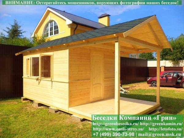 Бытовка-Хозблок С Навесом Для Дачи, Дома 3х6 - 1