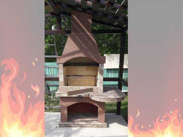 Печь Гриль-Барбекю Для Дачи № 6 - 1