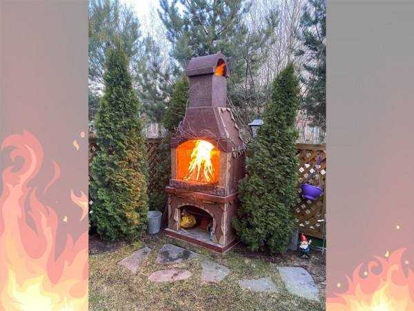 Печь Гриль-Барбекю Для Дачи № 7 - 4