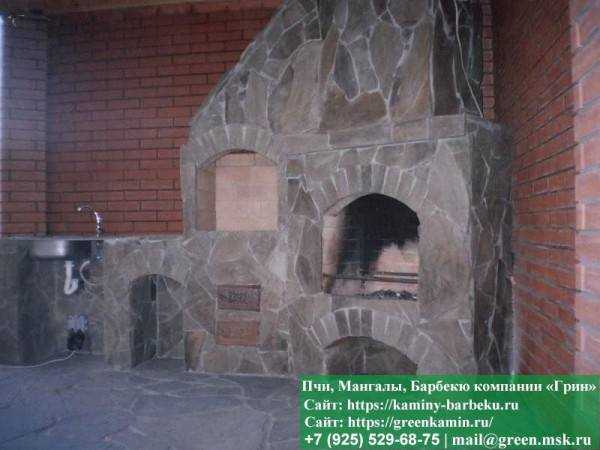 Барбекю Для Дачи Из Мрамора № 1 - 1