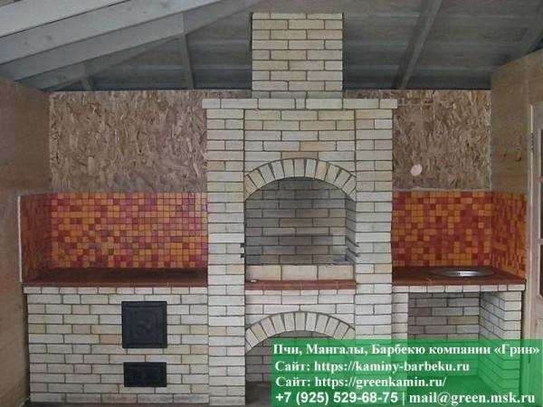 Строительство Барбекю Из Кирпича В Беседке - 5