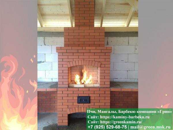 Барбекю Для Дачи Из Кирпича №11 - 1