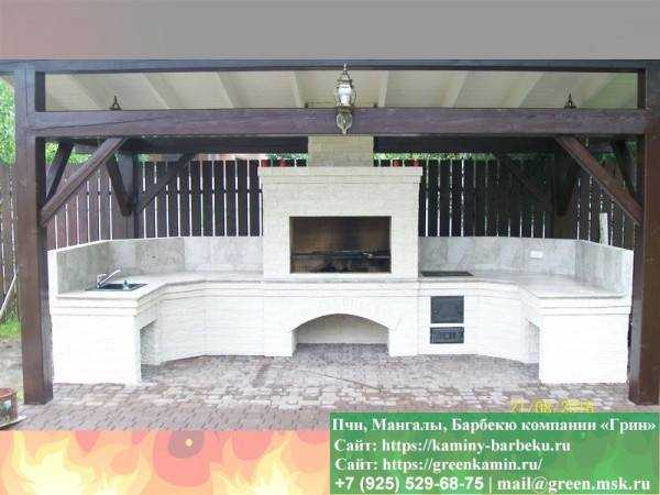 Комплекс Барбекю Из Кирпича № 2 - 2