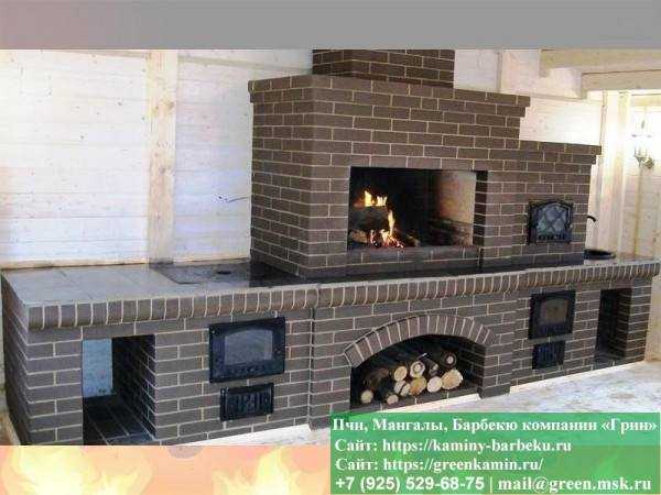 Комплекс Барбекю Из Кирпича № 3 - 1