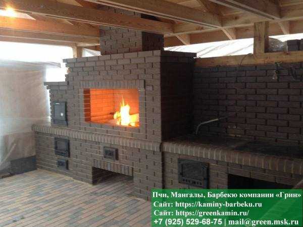 Комплекс Барбекю Из Кирпича Для Дачи и Дома № 3 - 2