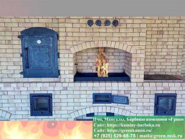 Комплекс Барбекю Из Кирпича № 6 - 2