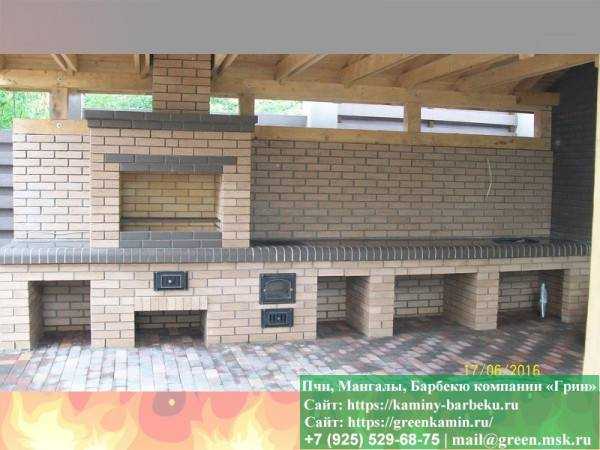 Комплекс-Барбекю Для Дачи Из Кирпича 8