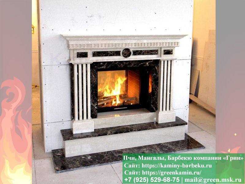 Декоративный Камин Из Кирпича Для Дома № 1 - 2