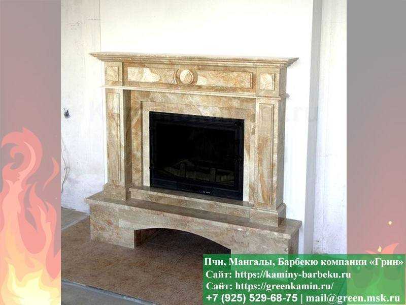 Декоративный Камин Из Кирпича Для Дома № 1 - 3