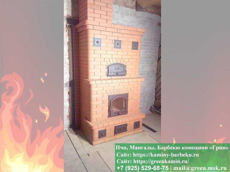 Печь Из Кирпича Для Дома, Дачи, Бани № 1 - 2
