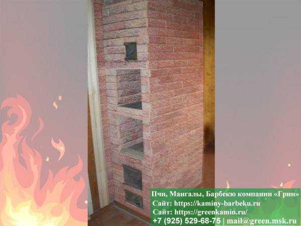 Печь Отопления Из Кирпича Для Дома, Дачи № 6 - 1
