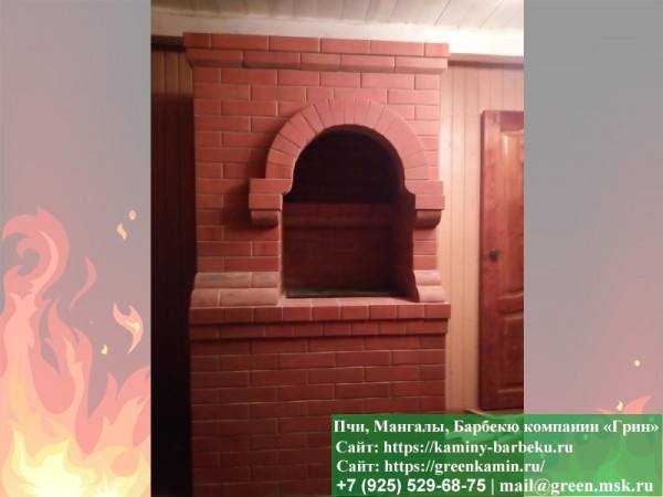 Печь Отопления Из Кирпича Для Дома, Дачи, Бани № 10 - 1