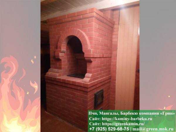 Печь Отопления Из Кирпича Для Дома, Дачи, Бани № 10 - 2