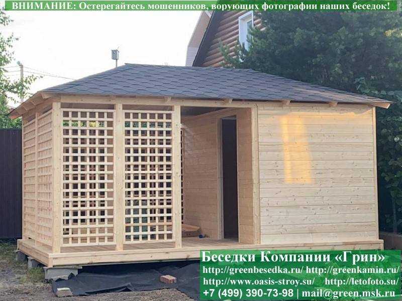 Летняя Беседка С Хозблоком, Сараем Для Дачи, Дома 3х5 - 4