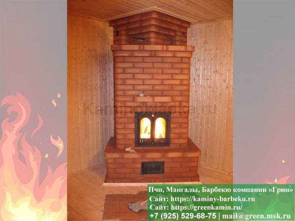 Печь Отопления Из Кирпича Для Дома, Дачи, Бани № 14 - 1