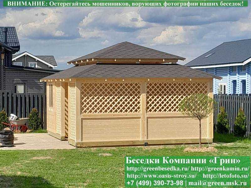 Беседка С Хозблоком, Сараем Для Дачи 5х6. Вариант № 1 - 6