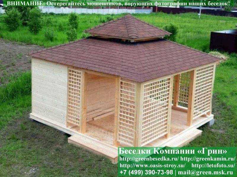 Беседка С Хозблоком, Сараем Для Дачи 5х6. Вариант № 1 - 9