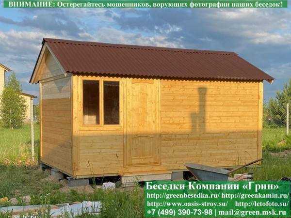 Деревянная Дачная Бытовка, Хозблок, Сарай 3х5 - 6