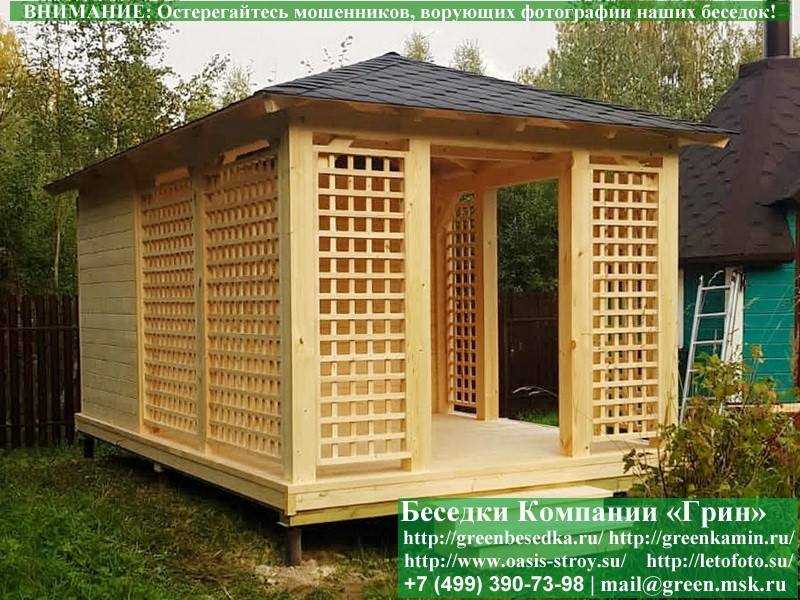 Летняя Беседка С Хозблоком, Сараем Для Дачи, Дома 3х5 - 8